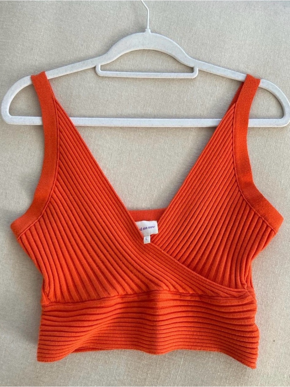 FIND ME NOW: CROPPED RIBBED SWEATER TANK